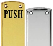 Kick Plates And Push Plates